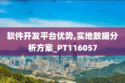 软件开发平台优势,实地数据分析方案_PT116057