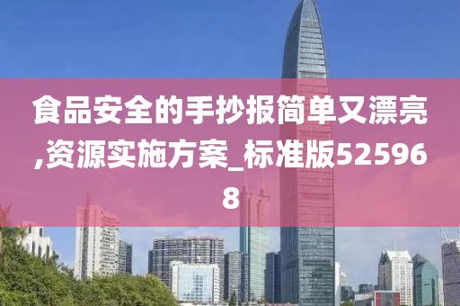 食品安全的手抄报简单又漂亮,资源实施方案_标准版525968