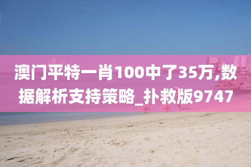 澳门平特一肖100中了35万,数据解析支持策略_扑救版9747