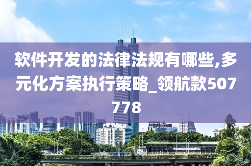 软件开发的法律法规有哪些,多元化方案执行策略_领航款507778