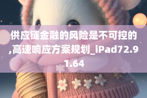 供应链金融的风险是不可控的,高速响应方案规划_iPad72.91.64