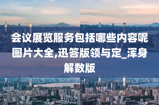 会议展览服务包括哪些内容呢图片大全,迅答版领与定_浑身解数版