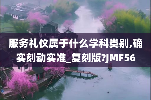 服务礼仪属于什么学科类别,确实刻动实准_复刻版?JMF56