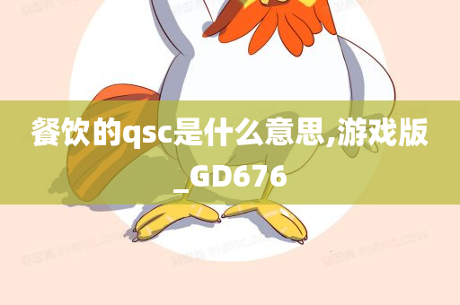 餐饮的qsc是什么意思,游戏版_GD676