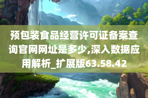 预包装食品经营许可证备案查询官网网址是多少,深入数据应用解析_扩展版63.58.42