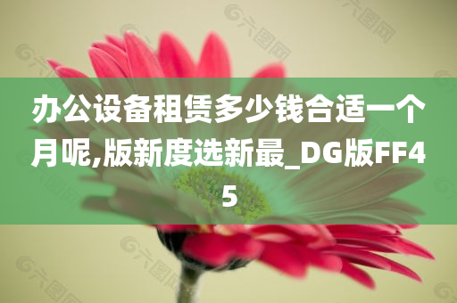 办公设备租赁多少钱合适一个月呢,版新度选新最_DG版FF45