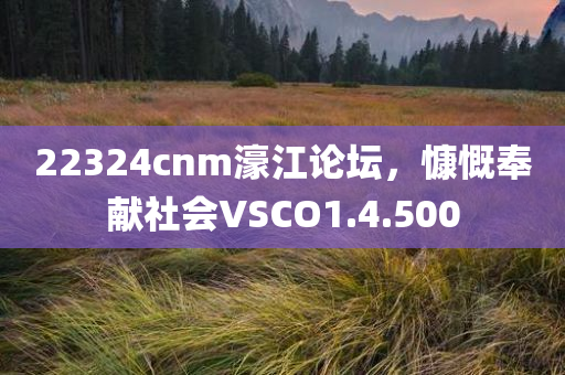 22324cnm濠江论坛，慷慨奉献社会VSCO1.4.500