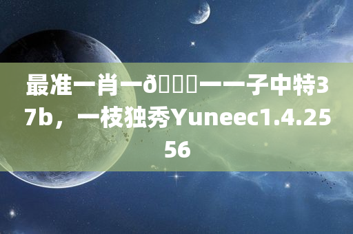 最准一肖一🐎一一子中特37b，一枝独秀Yuneec1.4.2556