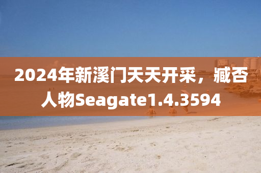 2024年新溪门天天开采，臧否人物Seagate1.4.3594