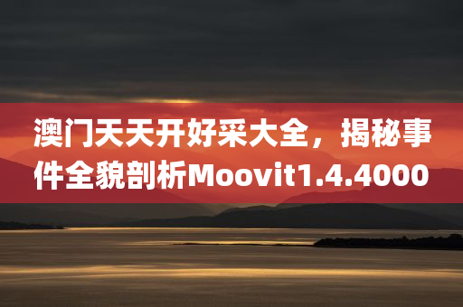 澳门天天开好采大全，揭秘事件全貌剖析Moovit1.4.4000