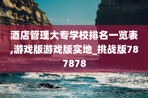 酒店管理大专学校排名一览表,游戏版游戏版实地_挑战版787878