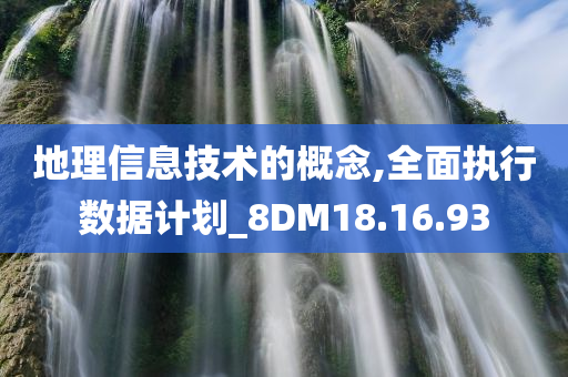 地理信息技术的概念,全面执行数据计划_8DM18.16.93