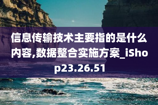 信息传输技术主要指的是什么内容,数据整合实施方案_iShop23.26.51