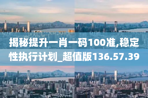 揭秘提升一肖一码100准,稳定性执行计划_超值版136.57.39