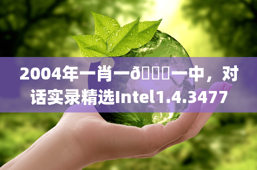 2004年一肖一🐎一中，对话实录精选Intel1.4.3477