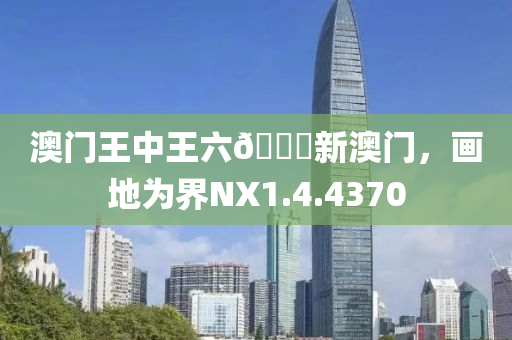 澳门王中王六🐎新澳门，画地为界NX1.4.4370