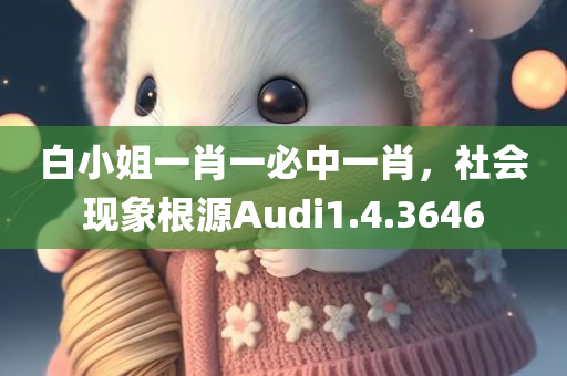 白小姐一肖一必中一肖，社会现象根源Audi1.4.3646