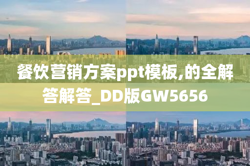 餐饮营销方案ppt模板,的全解答解答_DD版GW5656