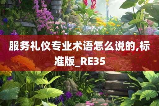 服务礼仪专业术语怎么说的,标准版_RE35