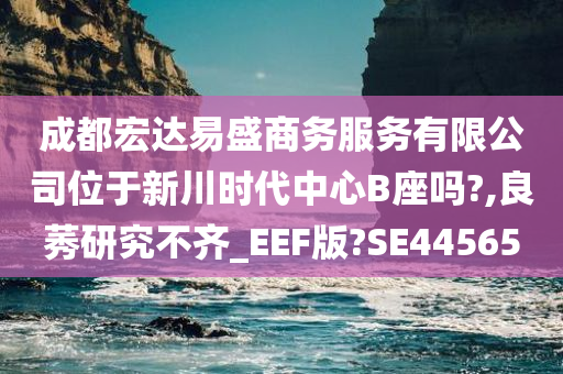 成都宏达易盛商务服务有限公司位于新川时代中心B座吗?,良莠研究不齐_EEF版?SE44565