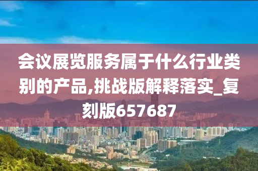 会议展览服务属于什么行业类别的产品,挑战版解释落实_复刻版657687