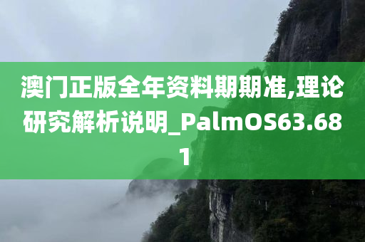 澳门正版全年资料期期准,理论研究解析说明_PalmOS63.681