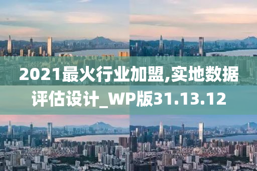 2021最火行业加盟,实地数据评估设计_WP版31.13.12