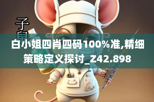 白小姐四肖四码100%准,精细策略定义探讨_Z42.898