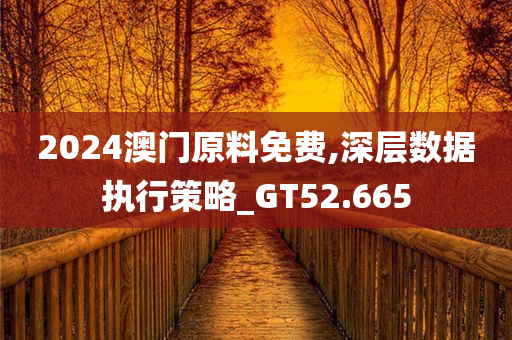 2024澳门原料免费,深层数据执行策略_GT52.665