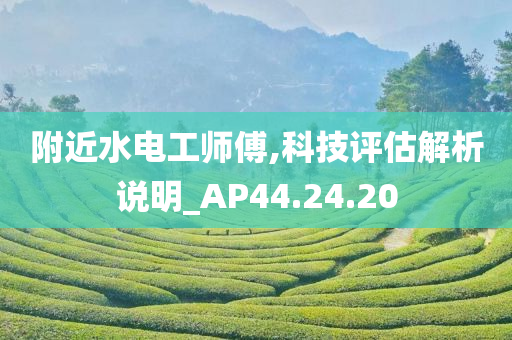 附近水电工师傅,科技评估解析说明_AP44.24.20