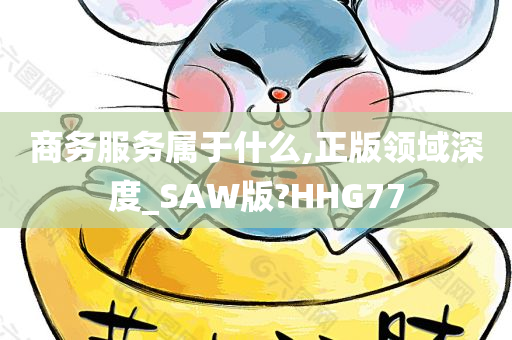 商务服务属于什么,正版领域深度_SAW版?HHG77