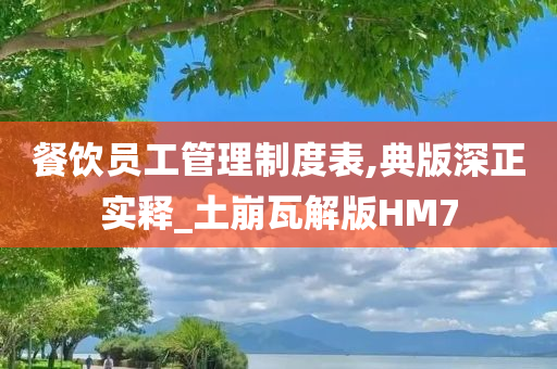 餐饮员工管理制度表,典版深正实释_土崩瓦解版HM7