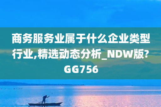 商务服务业属于什么企业类型行业,精选动态分析_NDW版?GG756