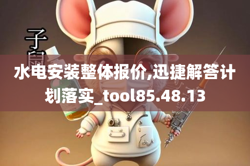 水电安装整体报价,迅捷解答计划落实_tool85.48.13