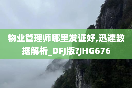 物业管理师哪里发证好,迅速数据解析_DFJ版?JHG676