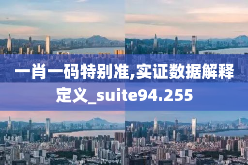 一肖一码特别准,实证数据解释定义_suite94.255