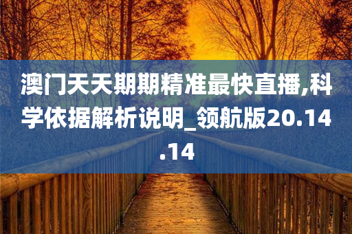 澳门天天期期精准最快直播,科学依据解析说明_领航版20.14.14