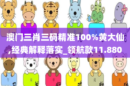 澳门三肖三码精准100%黄大仙,经典解释落实_领航款11.880