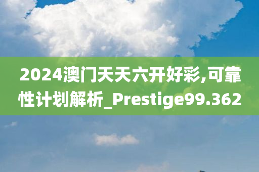 2024澳门天天六开好彩,可靠性计划解析_Prestige99.362