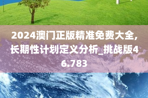 2024澳门正版精准免费大全,长期性计划定义分析_挑战版46.783