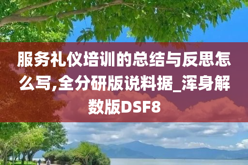 服务礼仪培训的总结与反思怎么写,全分研版说料据_浑身解数版DSF8