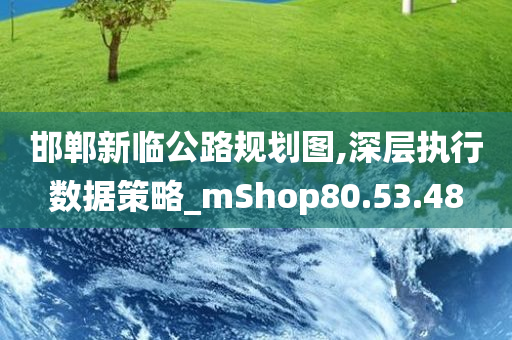 邯郸新临公路规划图,深层执行数据策略_mShop80.53.48