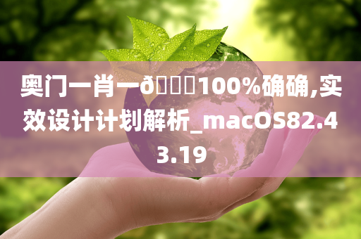 奥门一肖一🐎100%确确,实效设计计划解析_macOS82.43.19