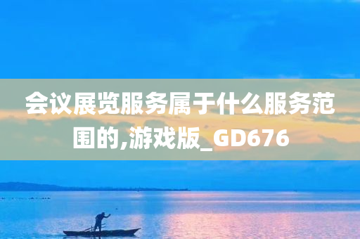 会议展览服务属于什么服务范围的,游戏版_GD676