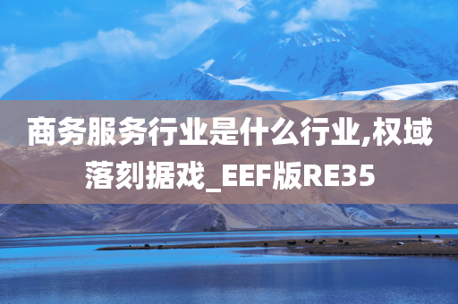 商务服务行业是什么行业,权域落刻据戏_EEF版RE35