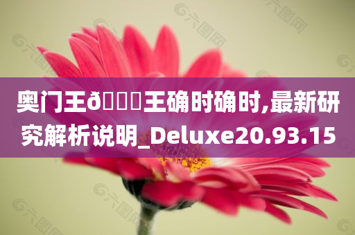 奥门王🀄王确时确时,最新研究解析说明_Deluxe20.93.15