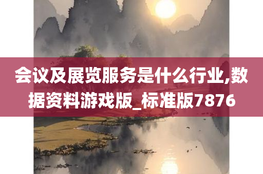 会议及展览服务是什么行业,数据资料游戏版_标准版7876