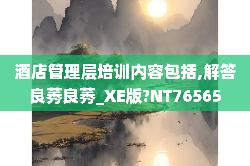 酒店管理层培训内容包括,解答良莠良莠_XE版?NT76565