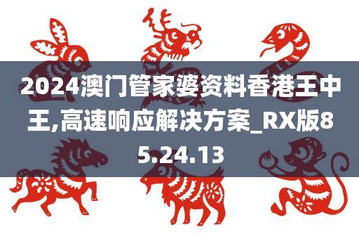 2024澳门管家婆资料香港王中王,高速响应解决方案_RX版85.24.13