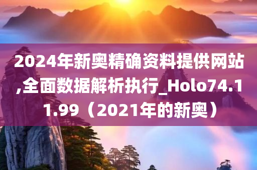 2024年新奥精确资料提供网站,全面数据解析执行_Holo74.11.99（2021年的新奥）